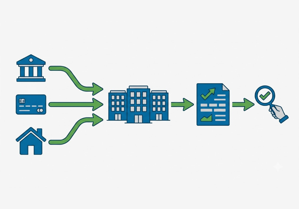 How credit reporting agencies collect lender data to build your credit reports