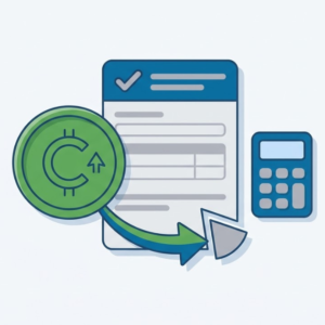 Cryptocurrency being reported and taxed on a US tax form