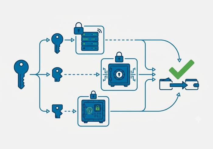 How MPC splits a crypto private key into fragments so no single party can move funds