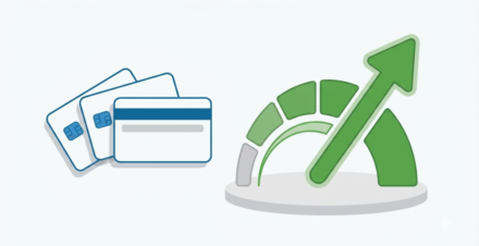 A selection of good credit cards for building credit with a rising credit score