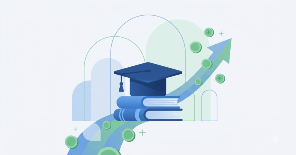 The order to pay for college: scholarships and grants first, then federal loans, then private loans