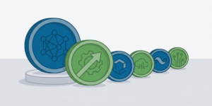 The top cryptocurrencies by market cap led by Bitcoin and Ethereum
