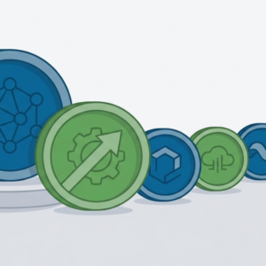 The top cryptocurrencies by market cap led by Bitcoin and Ethereum
